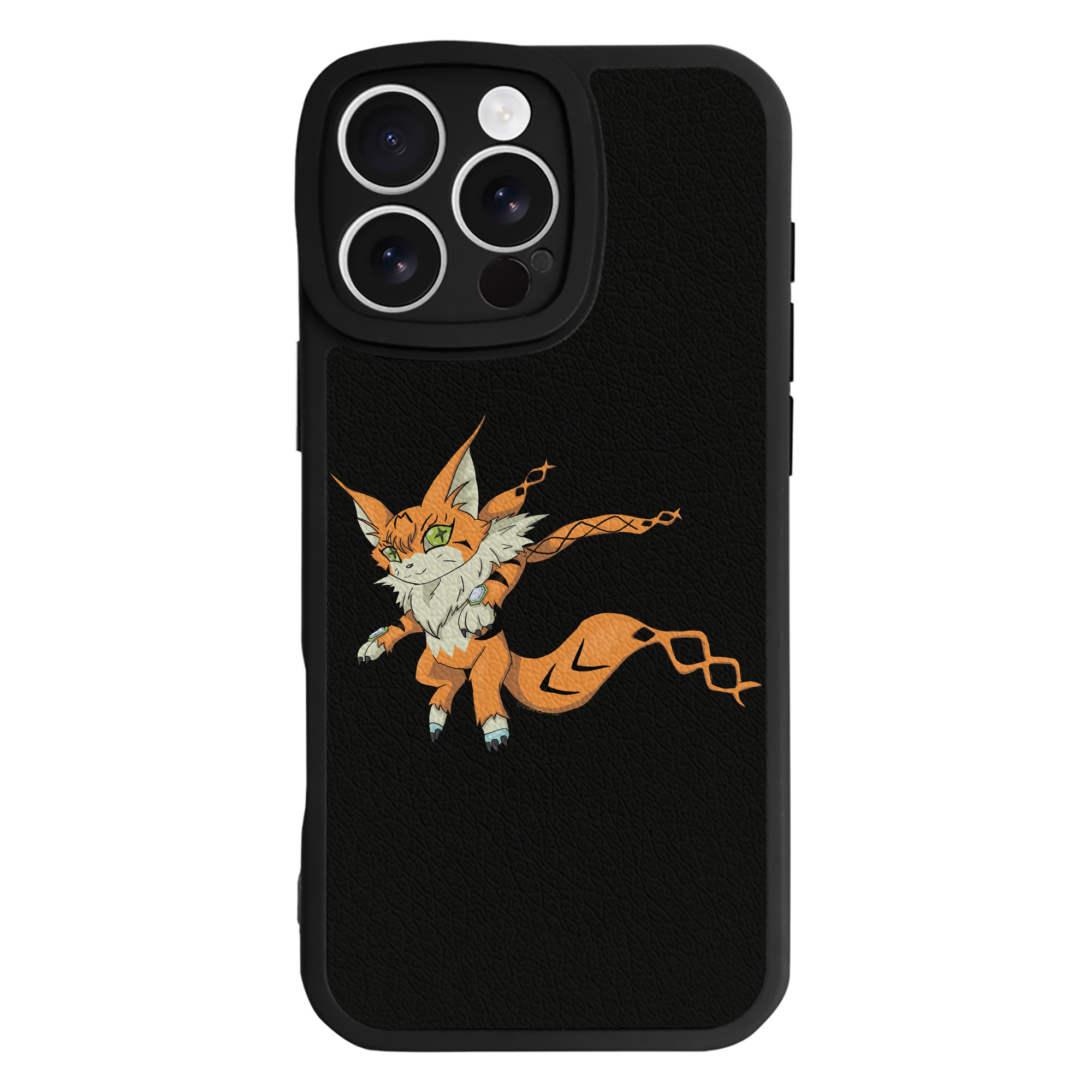 （画像用） Digimon デジタルモンスター/デジモン 【iPhone 16シリーズ対応】シリコンスマホケース（レザー調） 材質：シリコン